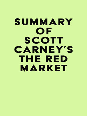 cover image of Summary of Scott Carney's the Red Market